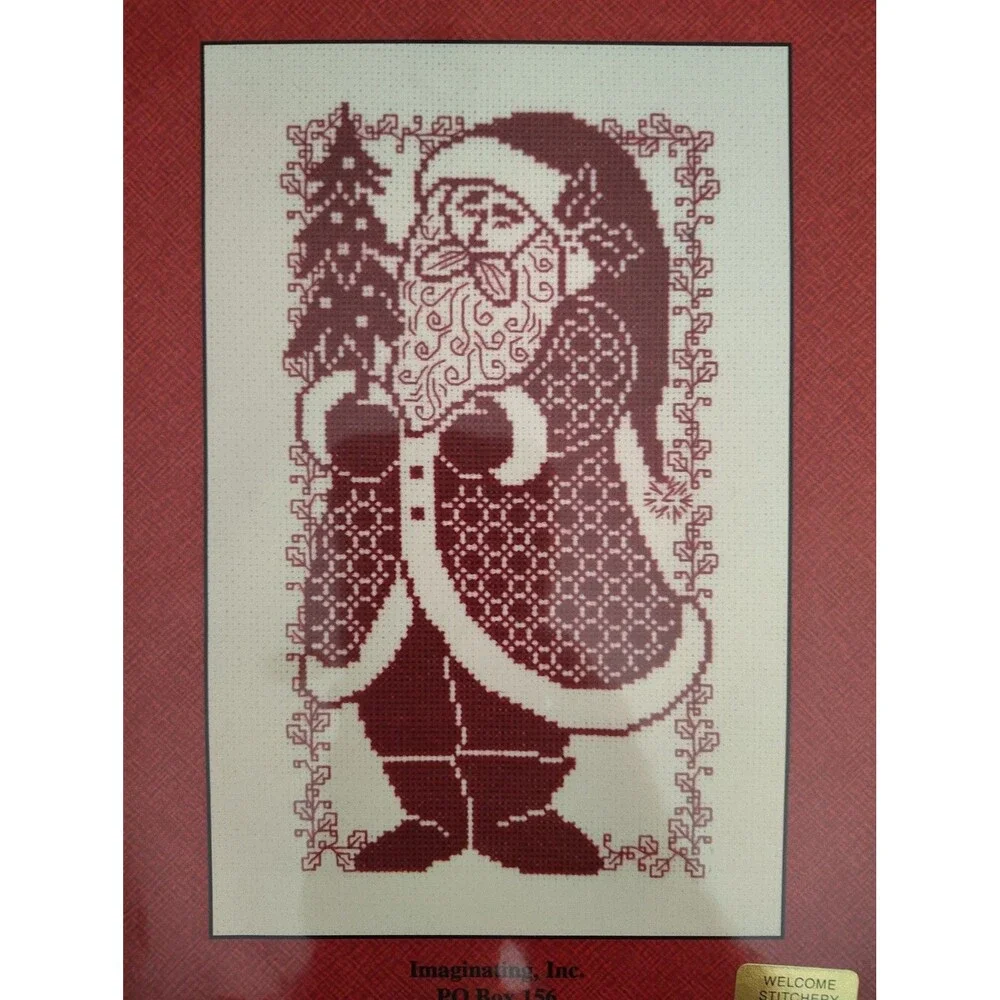Imaginating santa silhouette